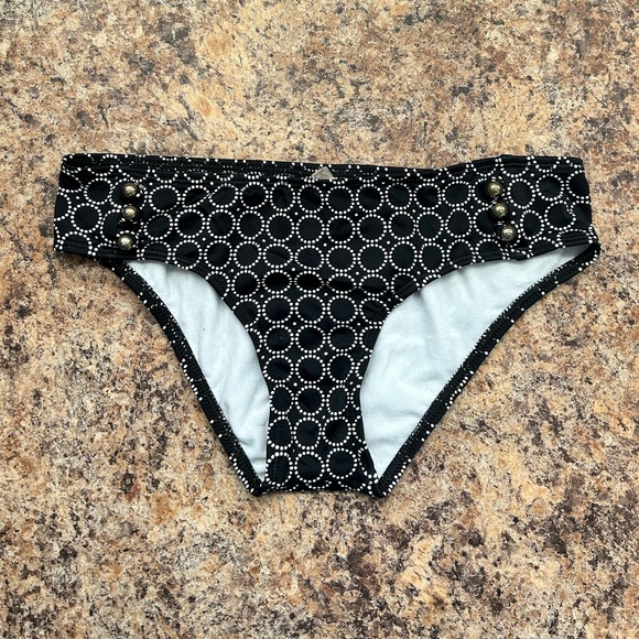 Raisins Bikini Bottoms, Black/White, Size S NWOT - Picture 1 of 4
